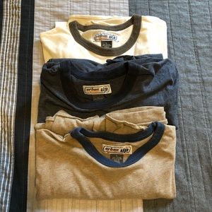 Three Urban Pipeline T-Shirts (Wringer T-Shirt)